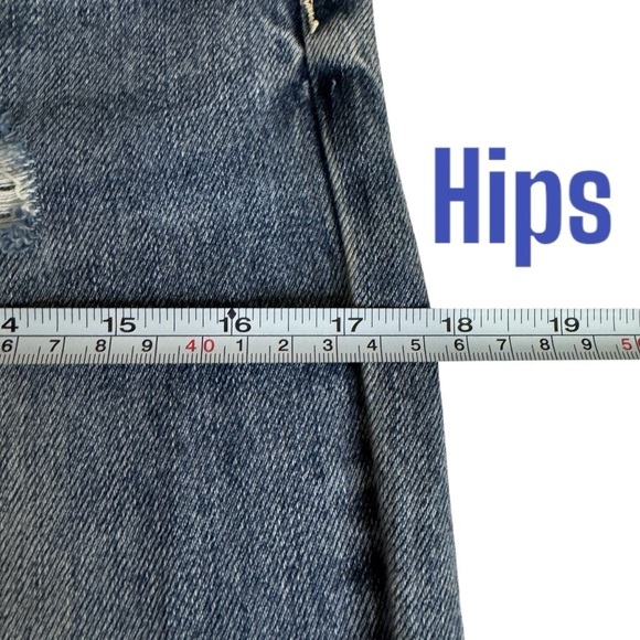 NWT Insane Gene Hi Rise Girlfriend distressed denim jeans womens 1/24 - Picture 11 of 13